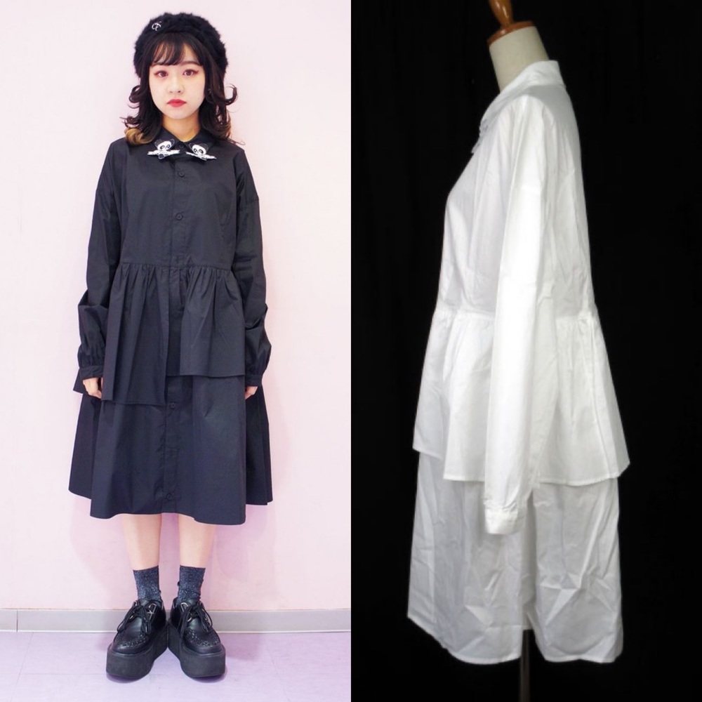 Candy Stripper panda shirt dress